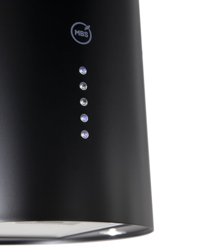 8189827 Вытяжка островная MBS PETUNIA 135 черный STDN-0057607 - Вид №2