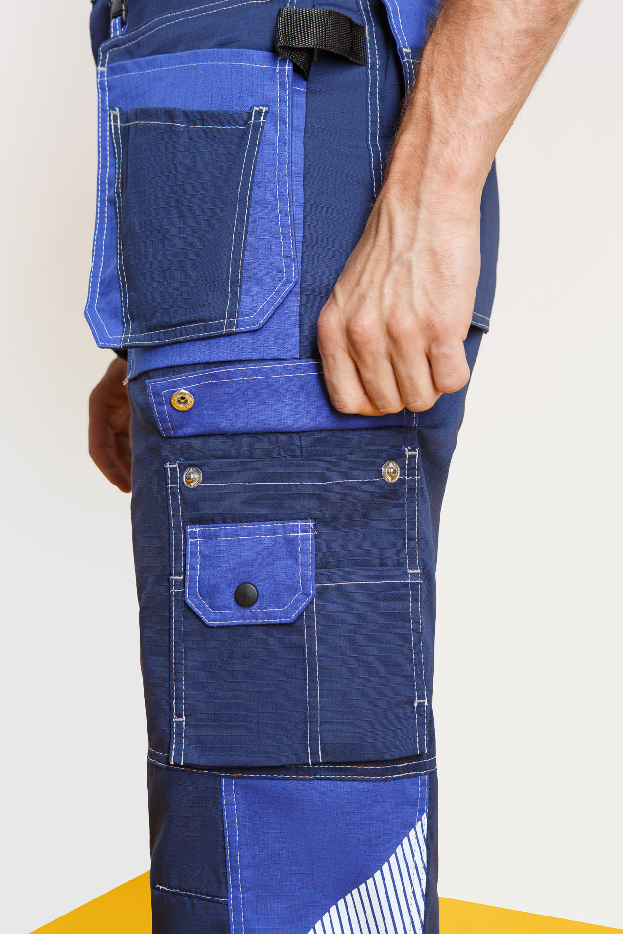 68810 Костюм "Прогресс" темно-синий с васильком  Летняя спецодежда  размер 56-58/170-176  - Вид №15