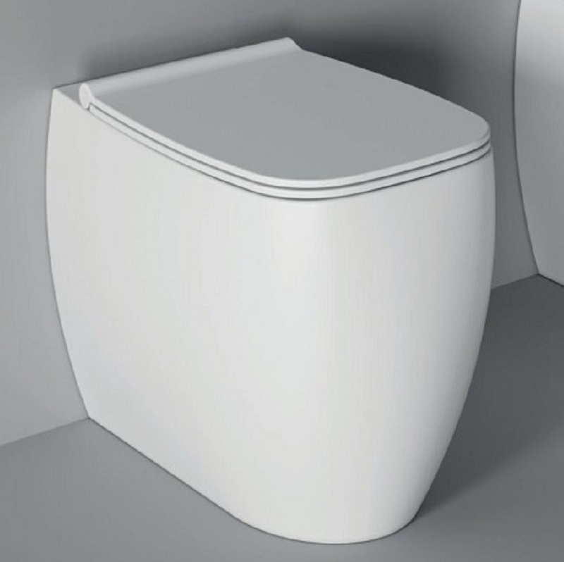 MC3301S.01 Сиденье с крышкой унитаза Alice Ceramica Nur, хромированные петли, с микролифтом Белый глянцевый - Вид №1