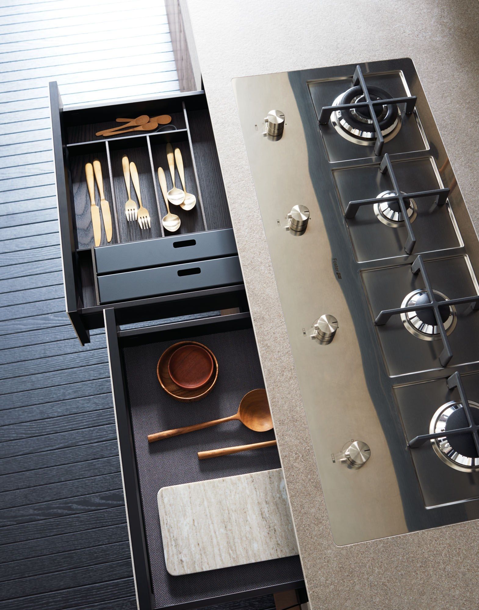 Линейная секционная кухня Cesar Maxima 2.2 ARCH-00077737 - Вид №3