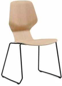 prostoria Стул из фанеры, штабелируемый салазками Oblikant