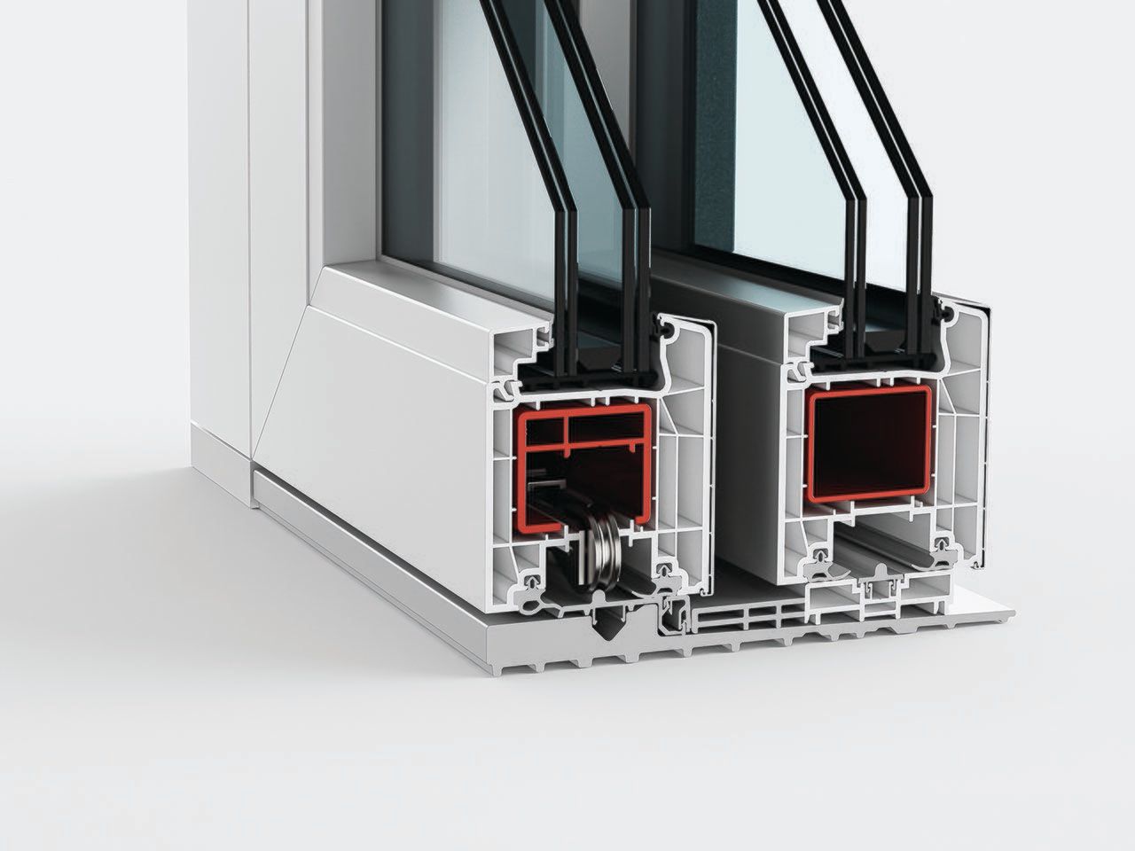 ПВХ/алюминиевый раздвижной подъемник DQG - Diquigiovanni DQG HST 85 ARCH-00089905