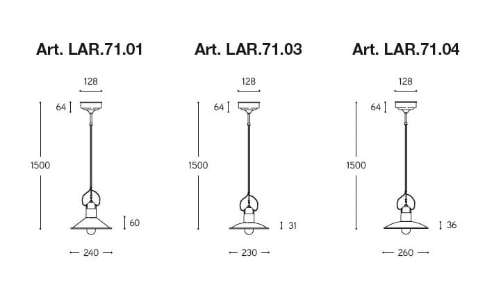Медный подвесной светильник Aldo Bernardi Полярный ARCH-00106992 - Вид №2