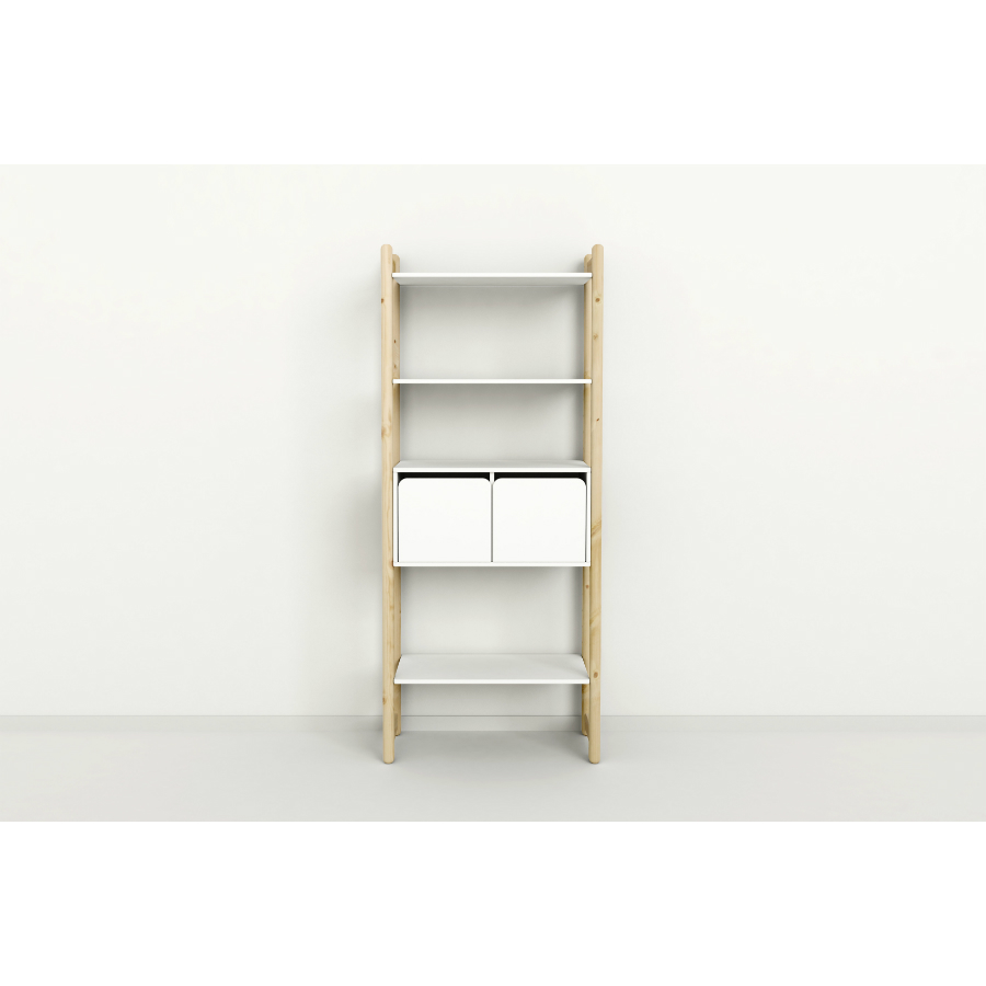 Гарнитур Maxi С, 1 полка и 1 шкаф, лакированный Flexa 812650580 - Вид №1