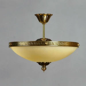 Потолочный светильник Ambiente Tenerife 02166/40 PL PB AMBIENTE ДИЗАЙНЕРСКИЕ, TENERIFE 201284 Бронза;желтый