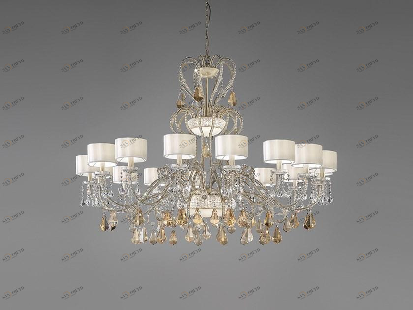 Masiero Металлическая люстра с кристаллами Galà Gala sun-id-1469243