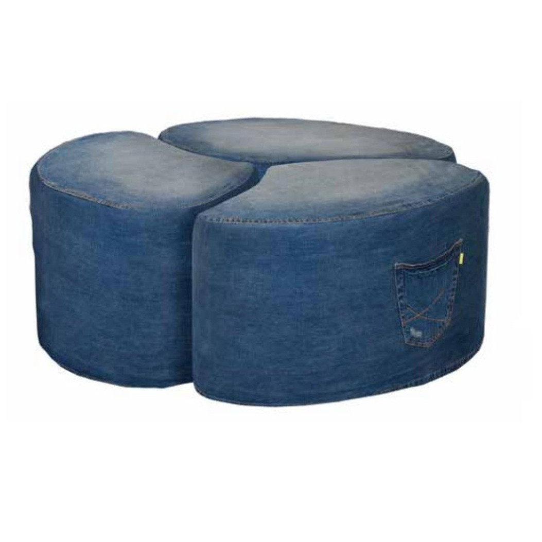 006598 Пуф Liguria Blue Contradiction Jeans Santreyd