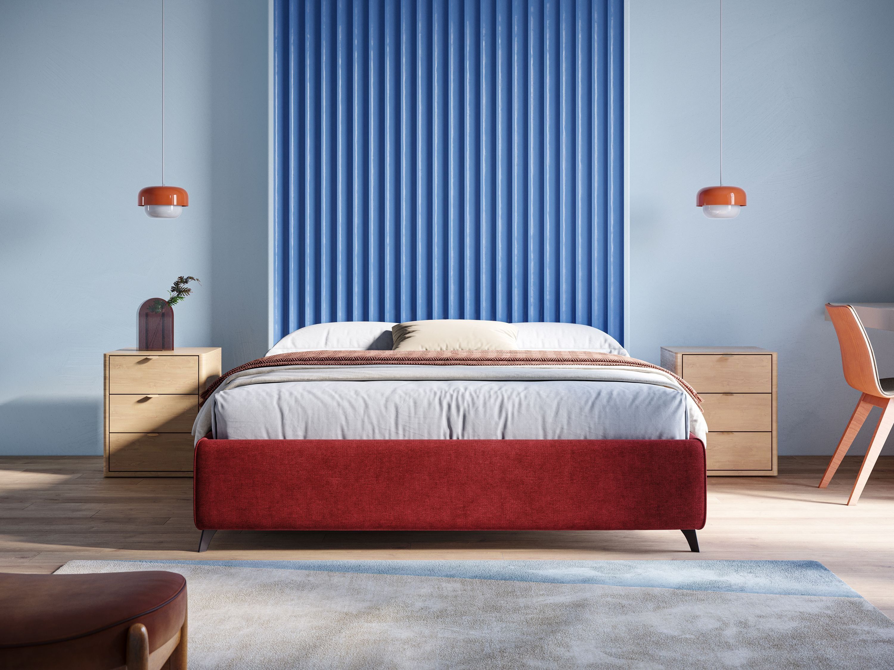 Sommier съемный тканевый контейнер Divani.Store SARA ARCH-00133667 - Вид №1