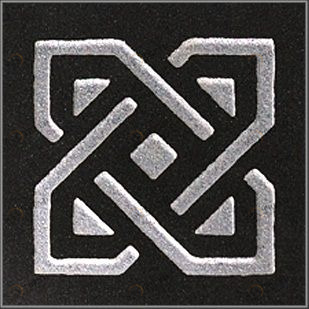 Вставка Белфаст черный 60х60 Керамика Будущего sun-id-322868