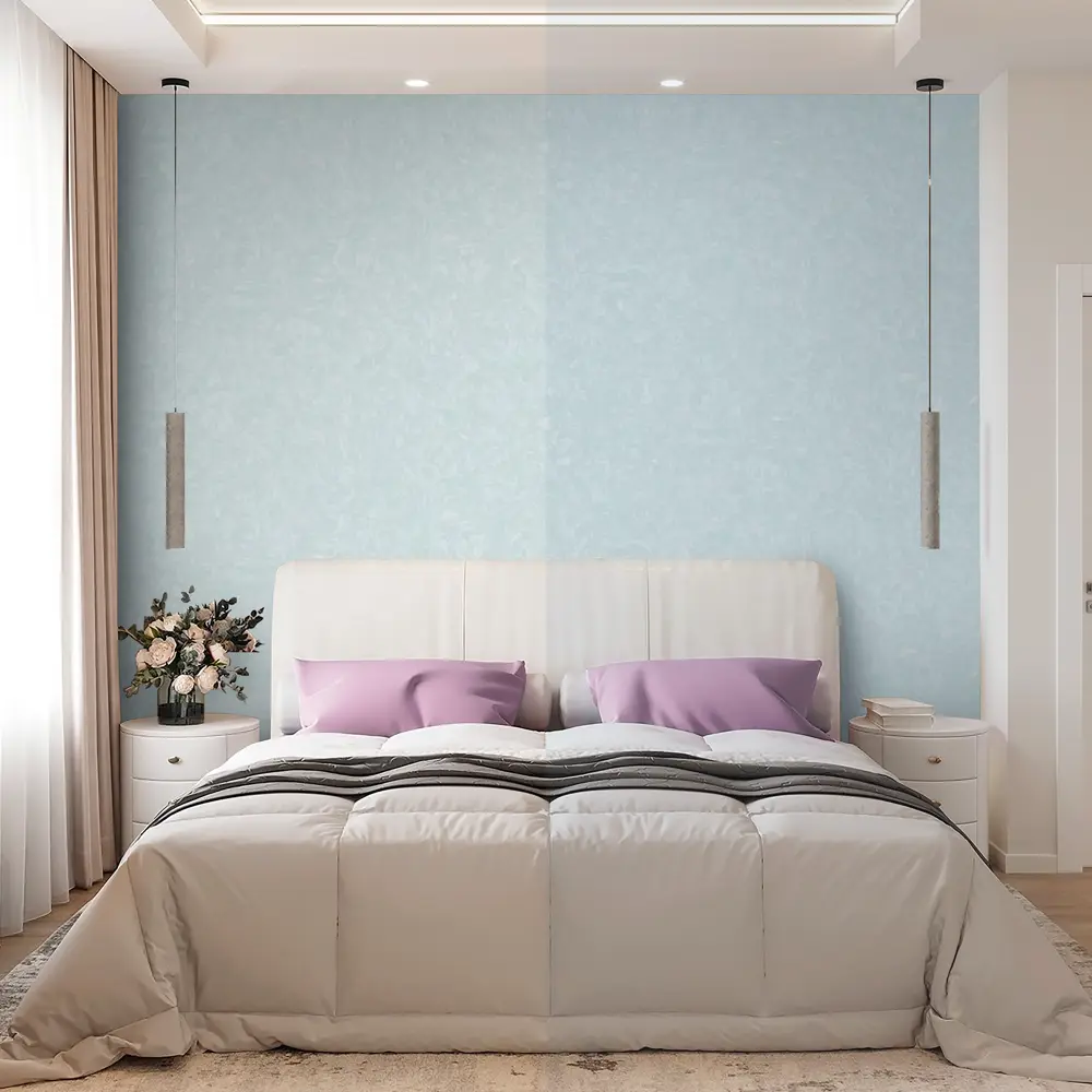Обои флизелиновые Wallsecret Blanche мятные 1.06 м 8936-17 STLM-2177418 - Вид №5