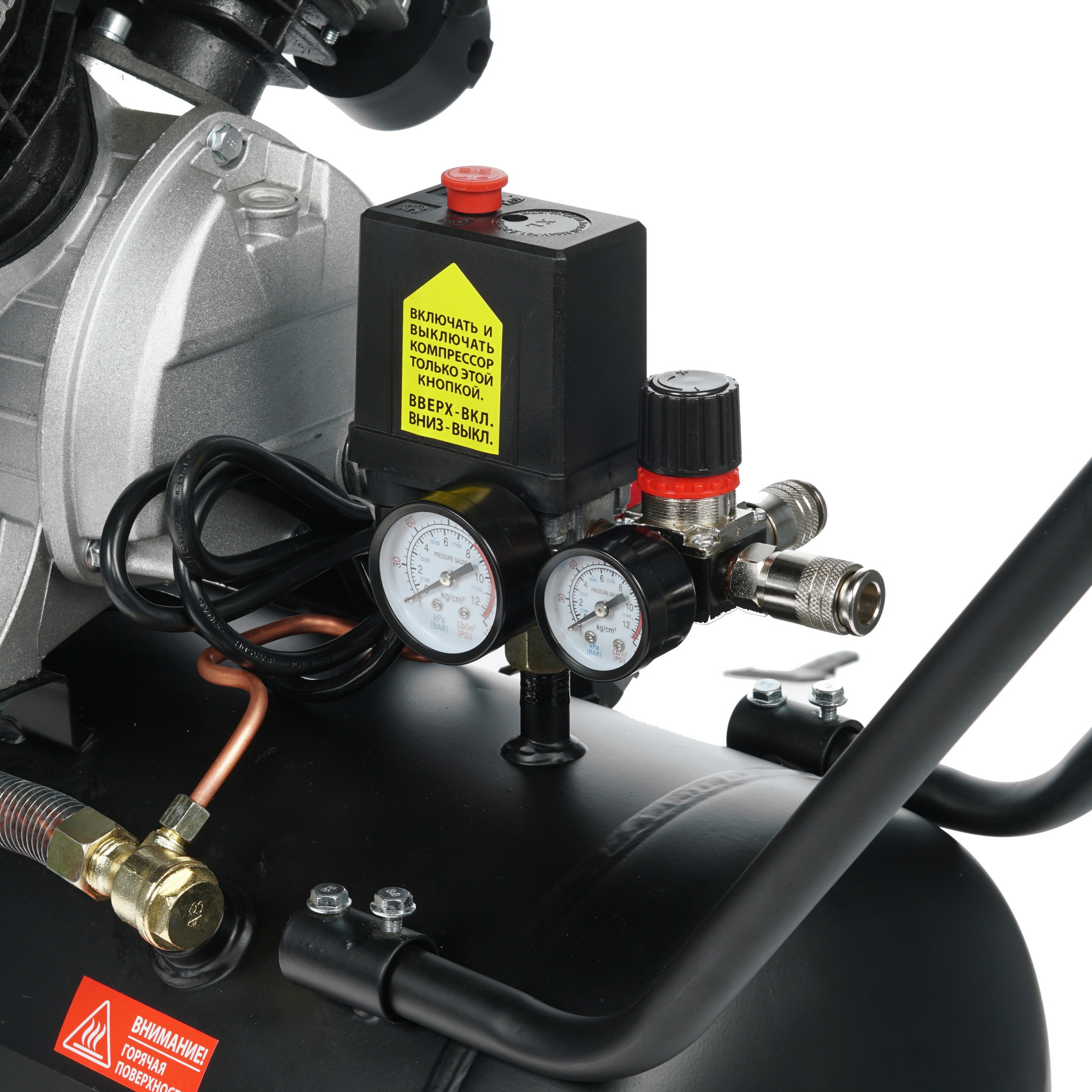 Компрессор поршневой масляный Quattro Elementi KM 50-380 248-504 1167351 STDN-0042126 - Вид №3