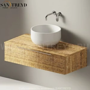 Flaminia BOX Настенная тумба для раковины 105 см с 1 ящиком BX969.WW