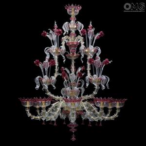 1071 ORIGINALMURANOGLASS Люстра Лепесток - Реццонико - муранское стекло OMG  см