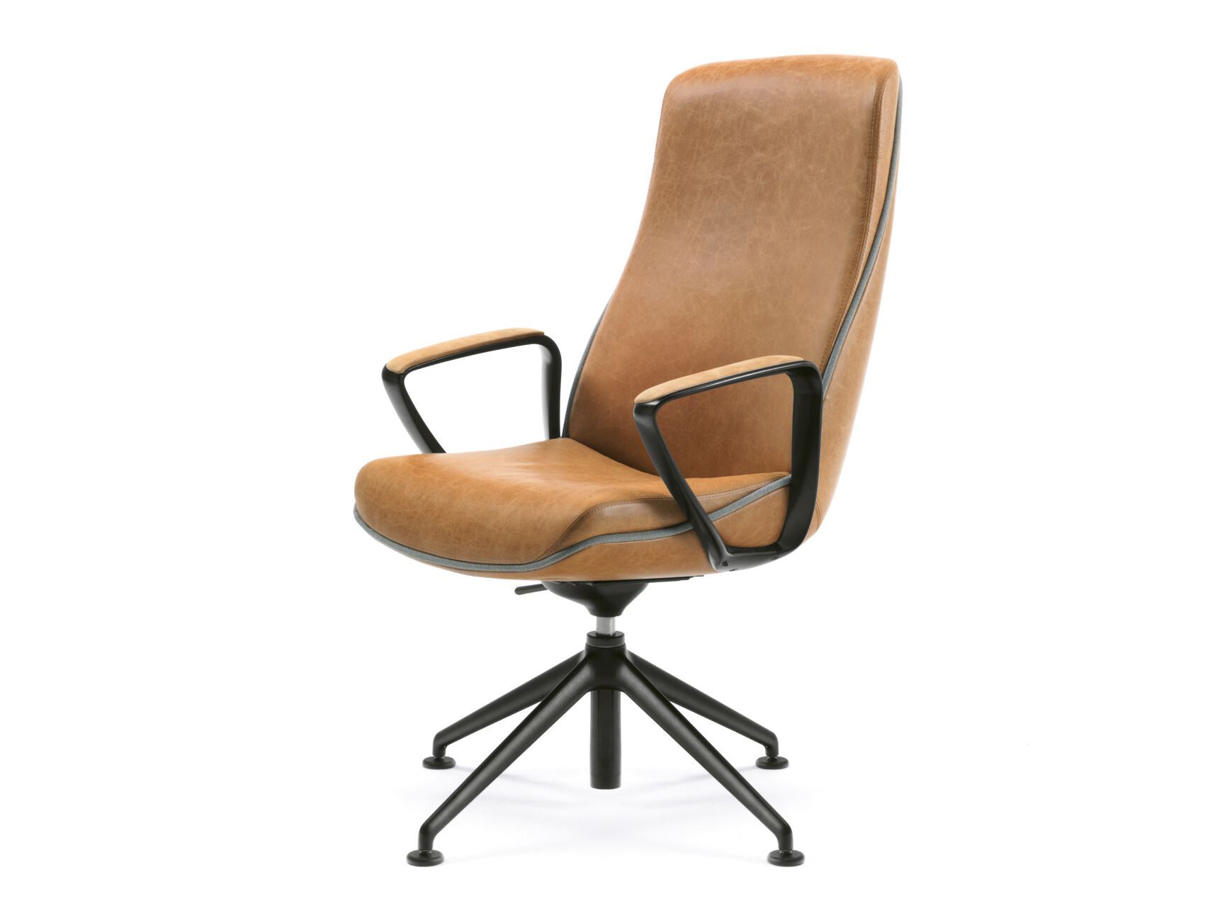 Вращающееся офисное кресло с подлокотниками с высокой спинкой Sesta Jada ARCH-00099024