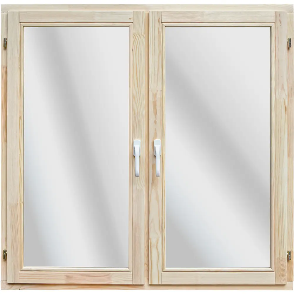 Окно деревянное однокамерное 116x117 см двустворчатое поворотное Santreyd STLM-2195108 - Вид №1