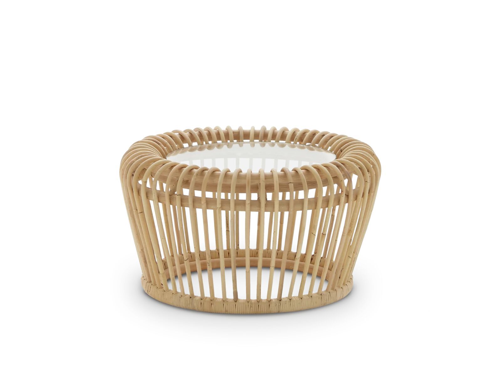 Круглый журнальный столик из ротанга Nodo Italia ARCH-00098016