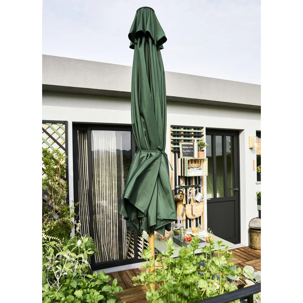 Зонт садовый Naterial Agora 2.9 м темно-зеленый STLM-2201848 - Вид №3