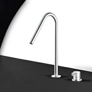 Смеситель для раковины TOOX TXQ31L серебристый глянцевый