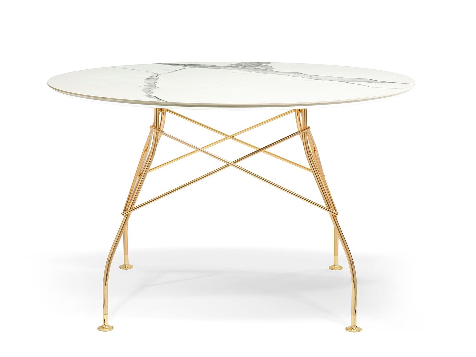 Круглый обеденный стол из керамогранита Kartell GLOSSY ARCH-00051866 - Вид №18