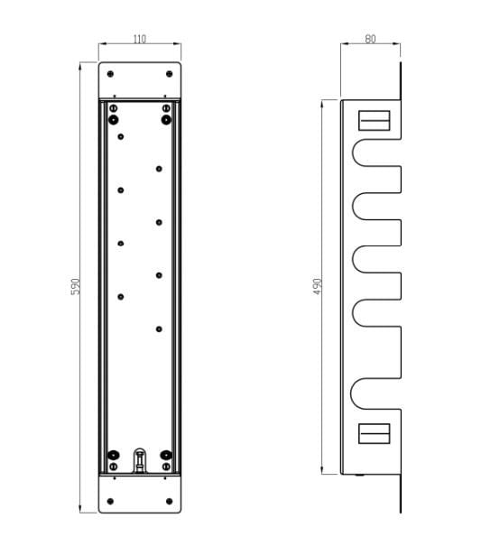 Комплект для установки смесителя CARIMALI KIT MONTAGGIO HIGH FLOW 6 VIE ARCH-00142971 - Вид №2