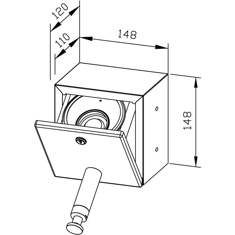 731607 Дозатор жидкого мыла WP106 WAGNER_EWAR A-LINE Wagner Ewar  - Вид №1