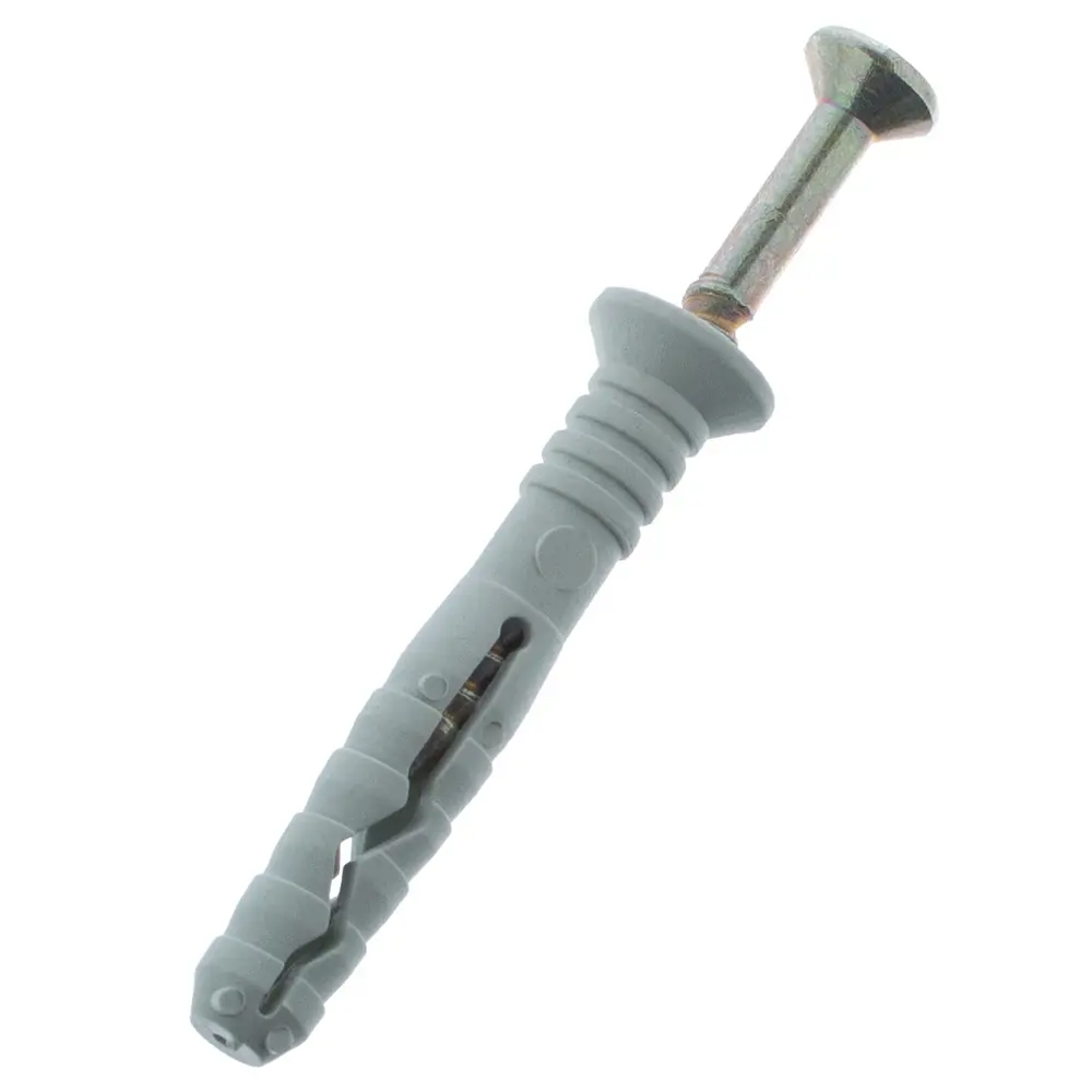 Дюбель-гвоздь с потайной манжетой 6x40 мм полипропилен 200 шт НЕВСКИЙ КРЕПЕЖ STLM-2077333 - Вид №1