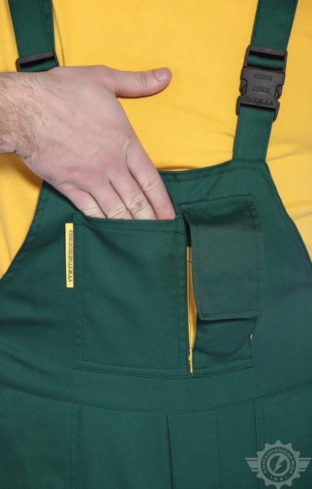 65504 Костюм "Эксперт-2" зеленый  Летняя спецодежда  размер 64-66/170-176  - Вид №12