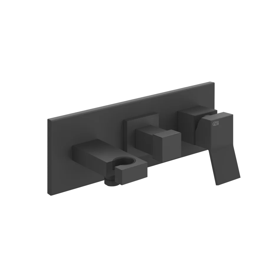 Смеситель для душа 53141 299 Gessi Rettangolo k МАТОВО-ЧЕРНЫЙ 53141299