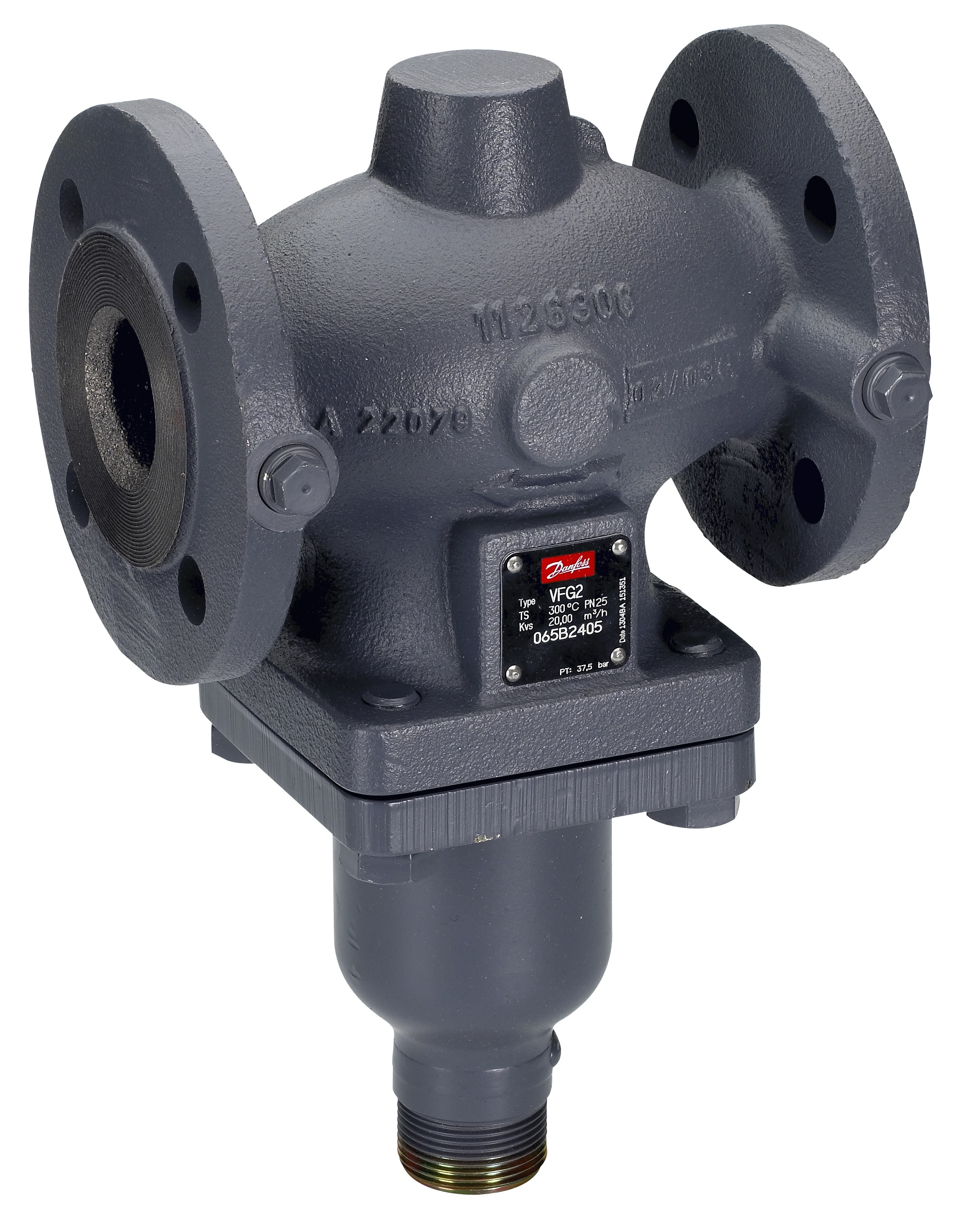 Danfoss Клапан универсальный VFGS 2 фланцевый Кл. рег. универс. VFGS2 PN40 20/6,3 фл. 065B2454  - Вид №30