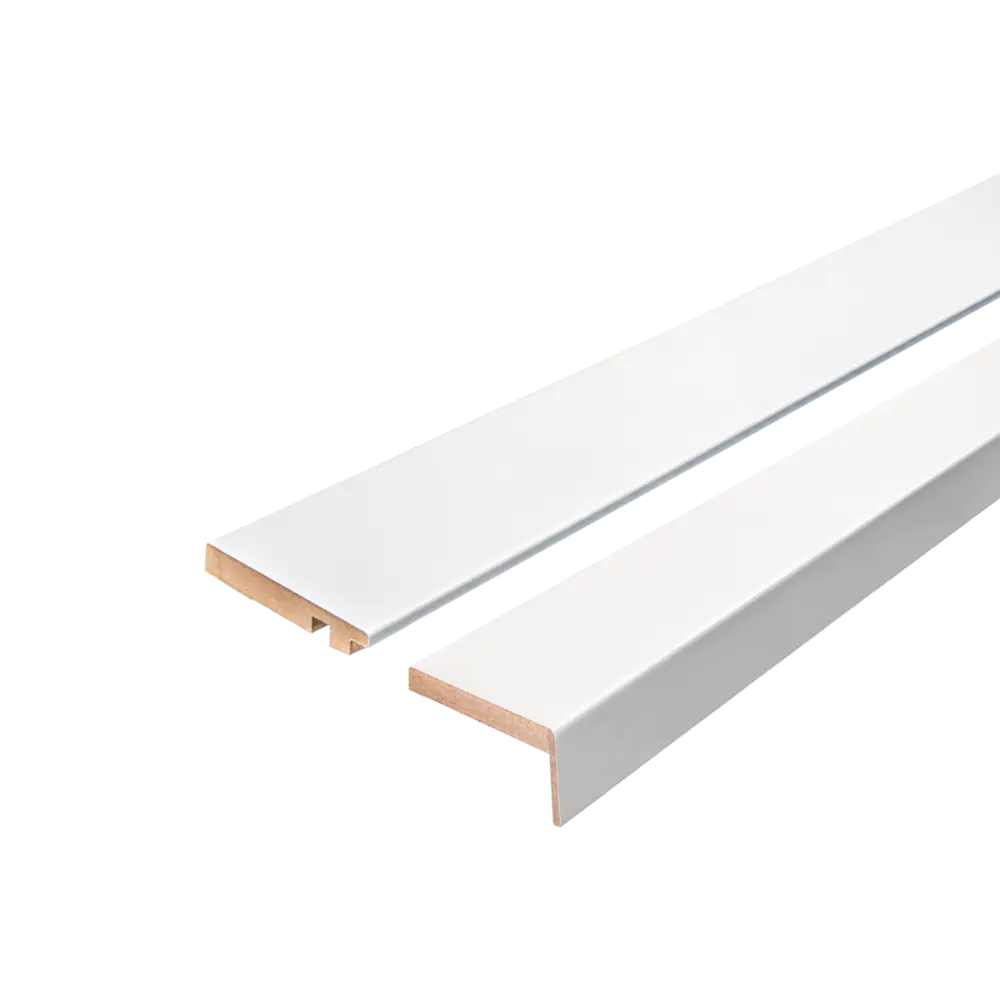 Наличник Рица телескопический 2150x70x8 мм ПЭТ цвет белый (6 шт.) 89446421 STLM-2022392 PORTIKA  - Вид №1
