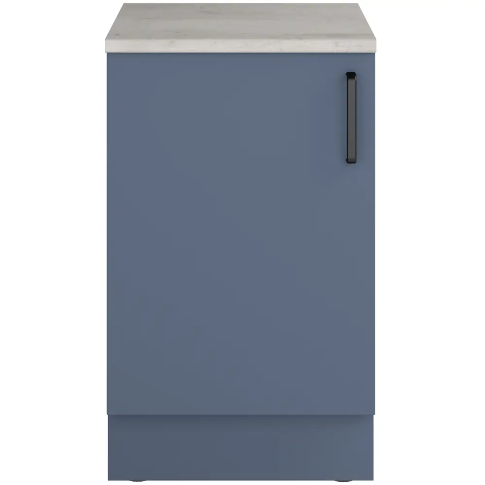 Кухонный шкаф напольный Нокса 50x86x56 см ЛДСП цвет голубой Santreyd STLM-2095310 - Вид №3