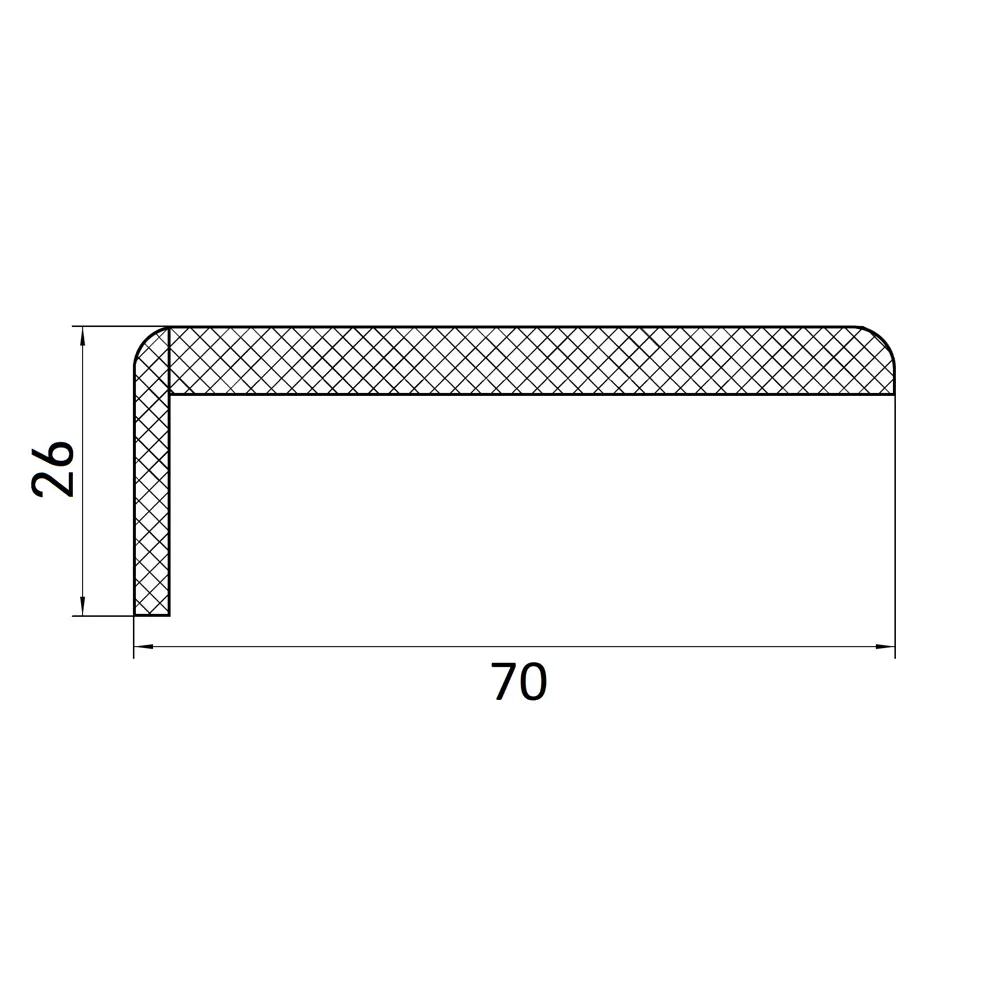 Наличник телескопический 2500x70x26 мм эмаль белая BELWOODDOORS STLM-2176735 - Вид №2