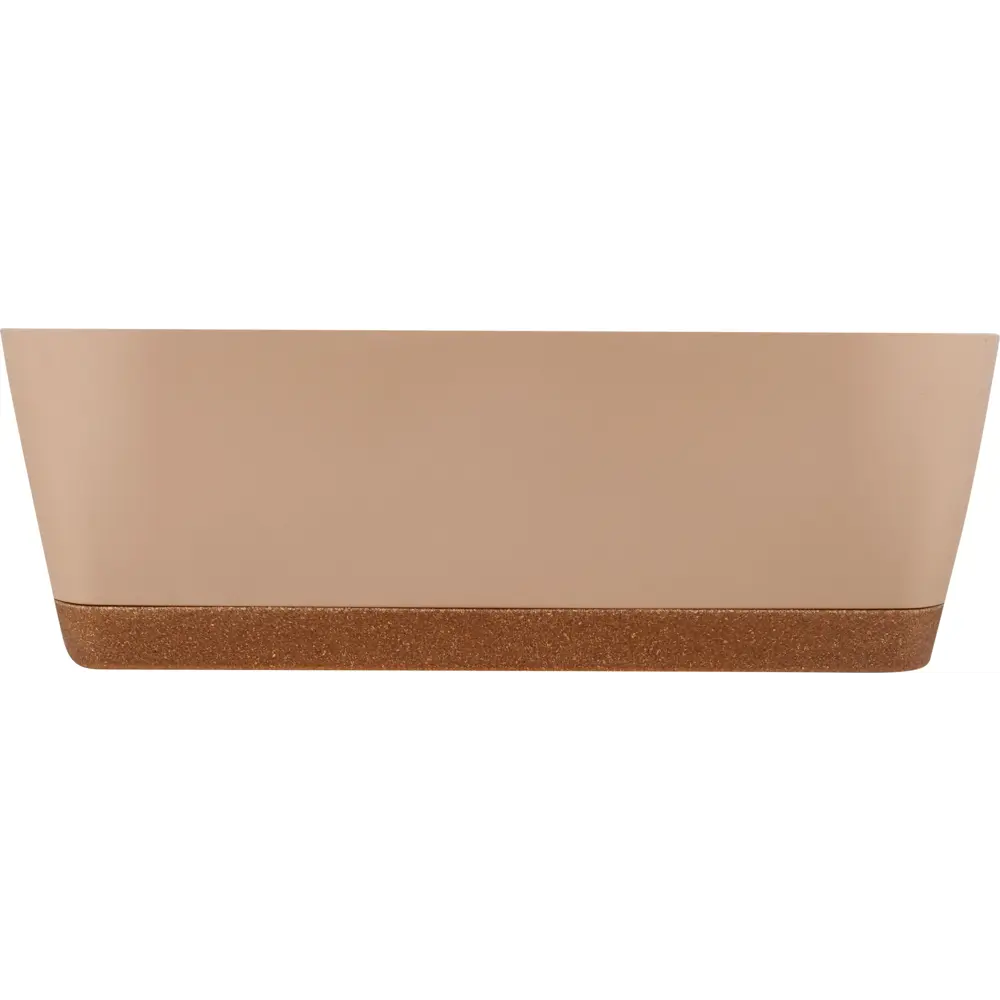 Балконный ящик INGREEN Wood 40 см коричневый овальный 89416386 STLM-1570346 - Вид №2