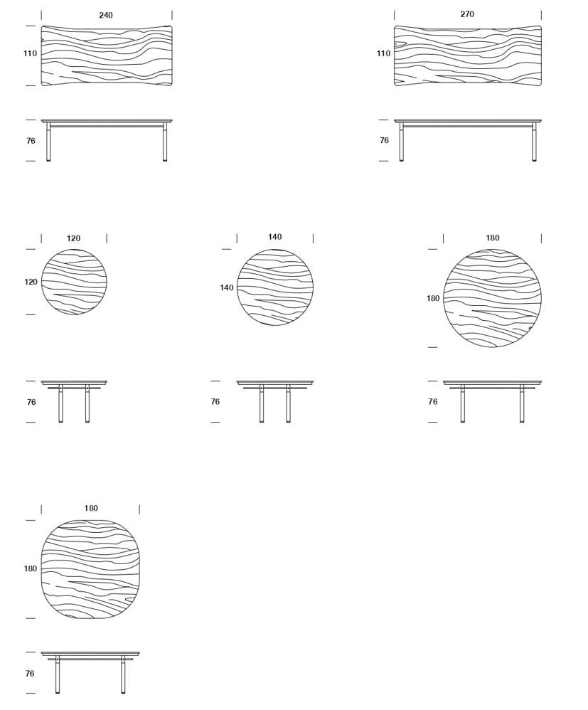 Круглый мраморный стол Former In Italia TABLÒ ARCH-00051210 - Вид №7