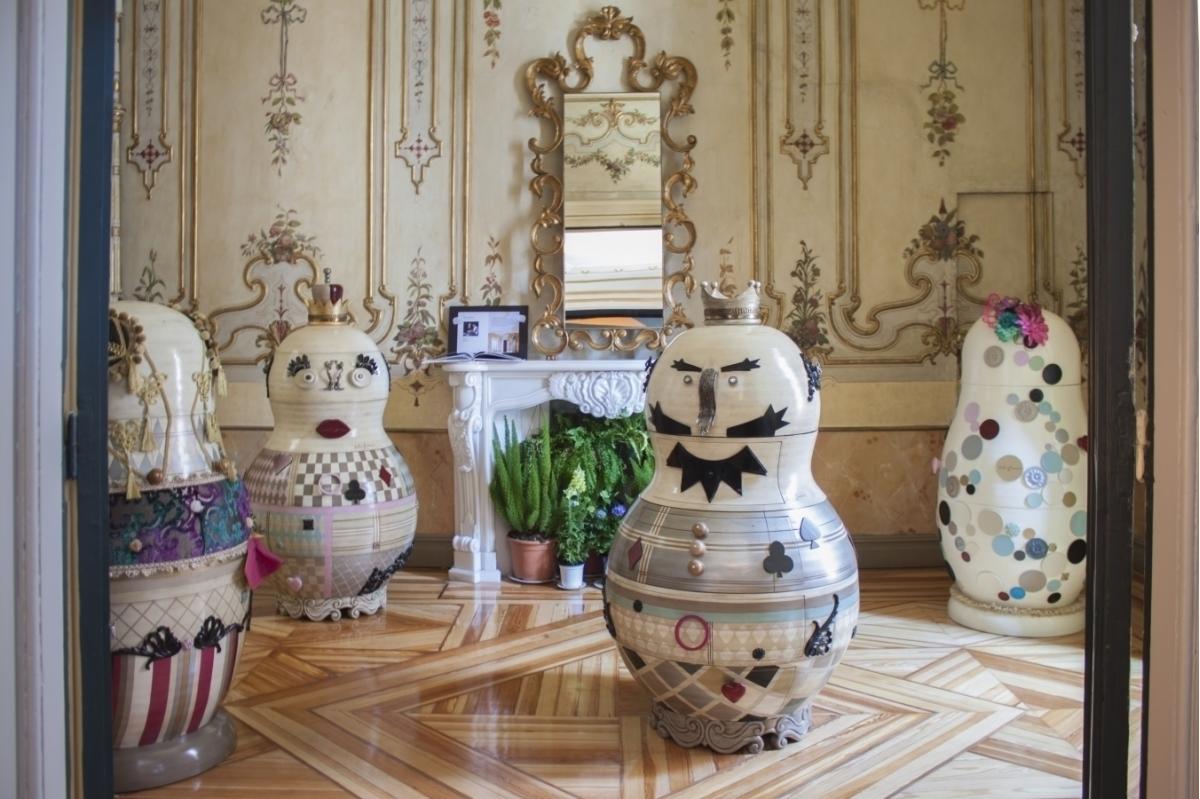 078866 Декоративный шкаф-матрешка Flamenca Lola Glamour Matrioska Santreyd - Вид №2