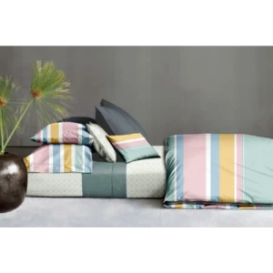 Комплект постельного белья Eclair Дольче двуспальный сатин разноцветный