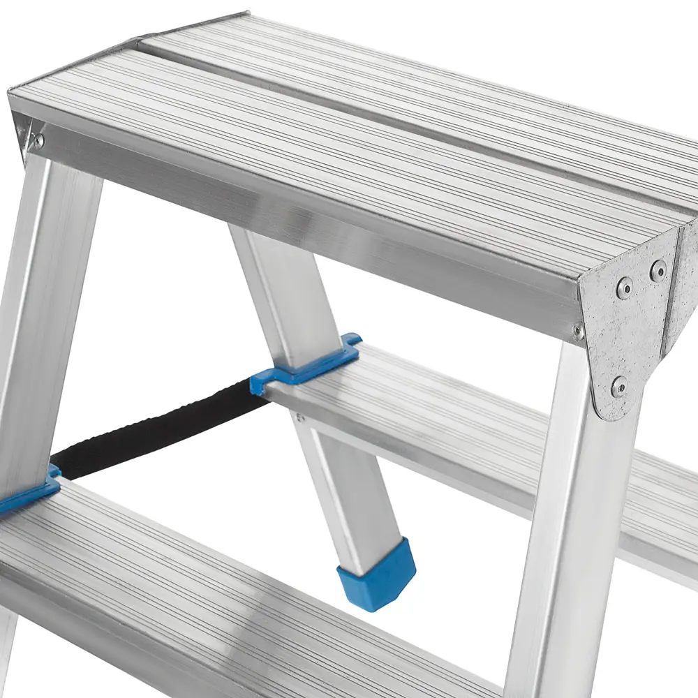 LADDERBEL Двухсторонняя алюминиевая стремянка на 2 ступени 12842918 STLM-0002456 - Вид №2