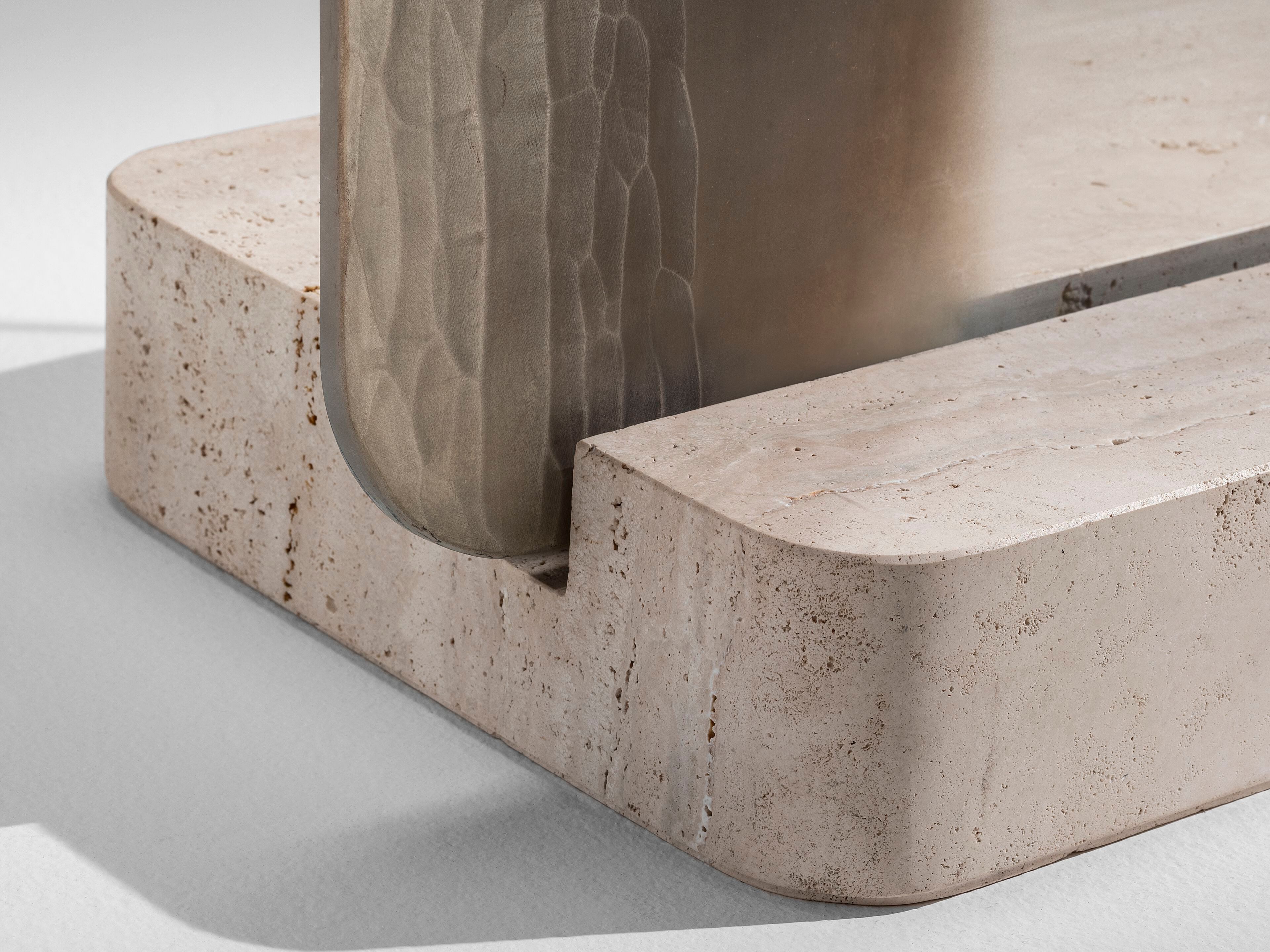 Прямоугольное напольное зеркало из травертина ARTE VENEZIANA Langhe ARCH-00001635 - Вид №1