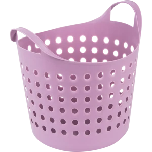 Корзина для хранения Soft 27.4x29.5x32.7 см 10 л пластик без крышки цвет сиреневый