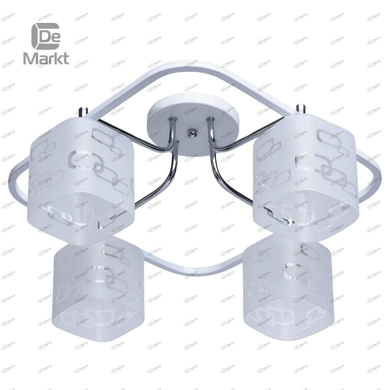 Потолочная люстра De Markt Тетро 1 673010304 DE MARKT ТЕТРО 183008 Белый 