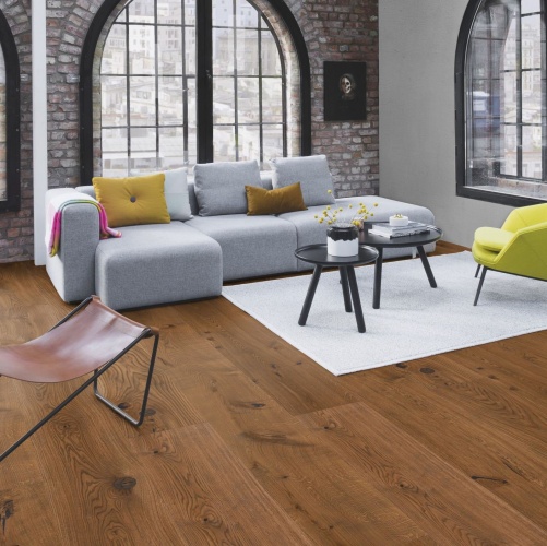 Инженерная доска Boen Chaletino Antique Дуб Рустик (Гладкая) 2750х300 мм EACYVKFD - Вид №10