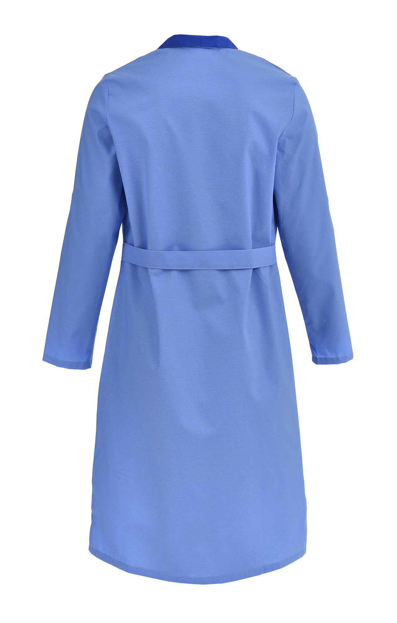 61739 Халат "Радуга" длинный рукав голубой  Одежда для обслуживающего персонала  размер 62 Спецодежда  - Вид №3