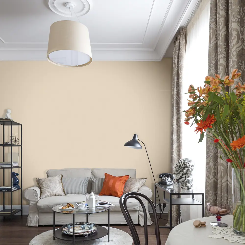 Обои флизелиновые Erismann Alexandria бежевые 1.06 м 3745-3 STLM-2175815 - Вид №2