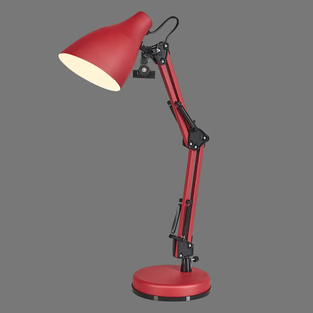 Рабочая лампа настольная KD-331, цвет красный CAMELION STLM-2072926 - Вид №1