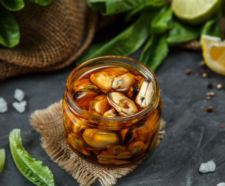 4802 Мидия малосольная в масле Вкусляндия  - Вид №2