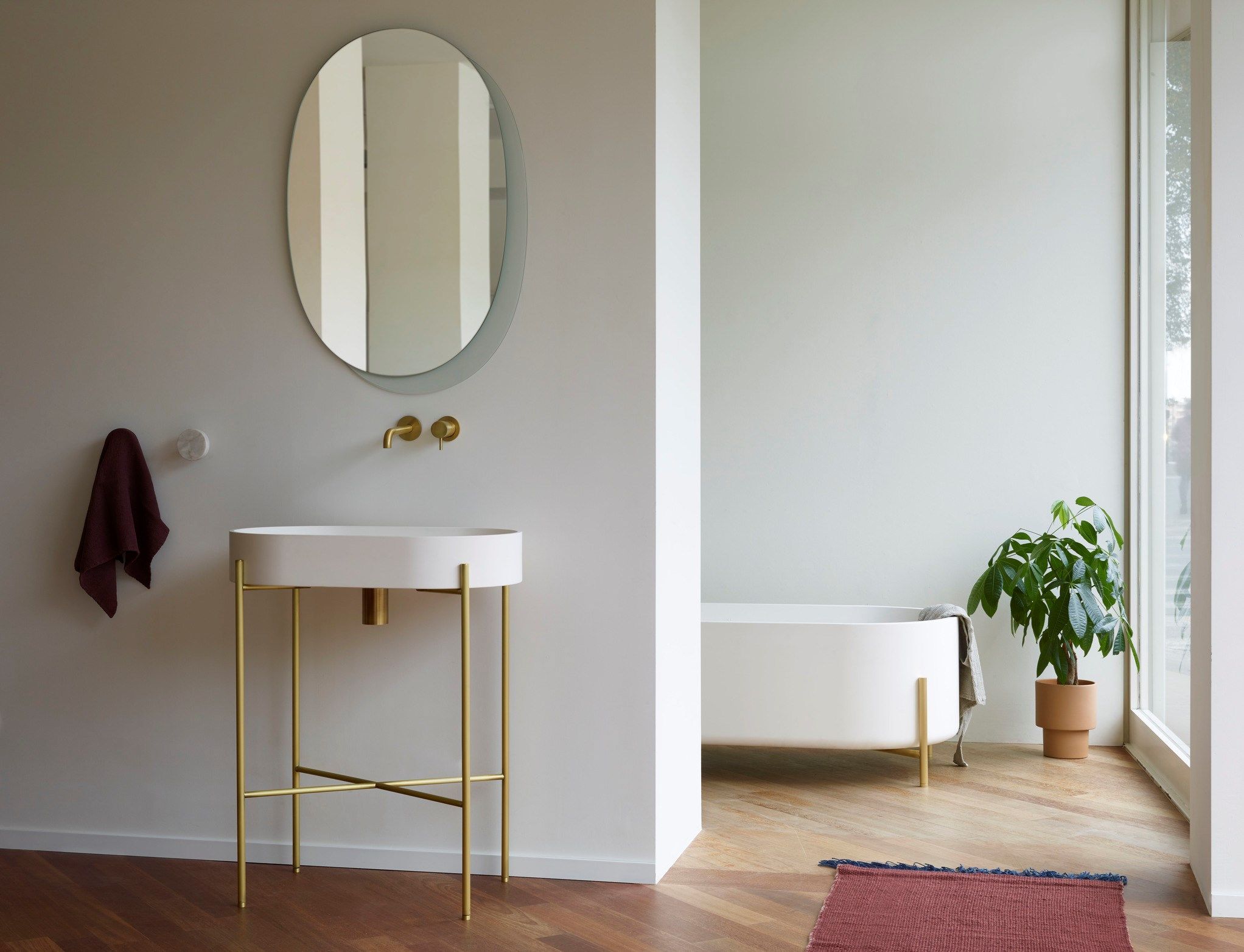 Консольный умывальник Livingtec® Ex.T стенд ARCH-00036685 - Вид №6