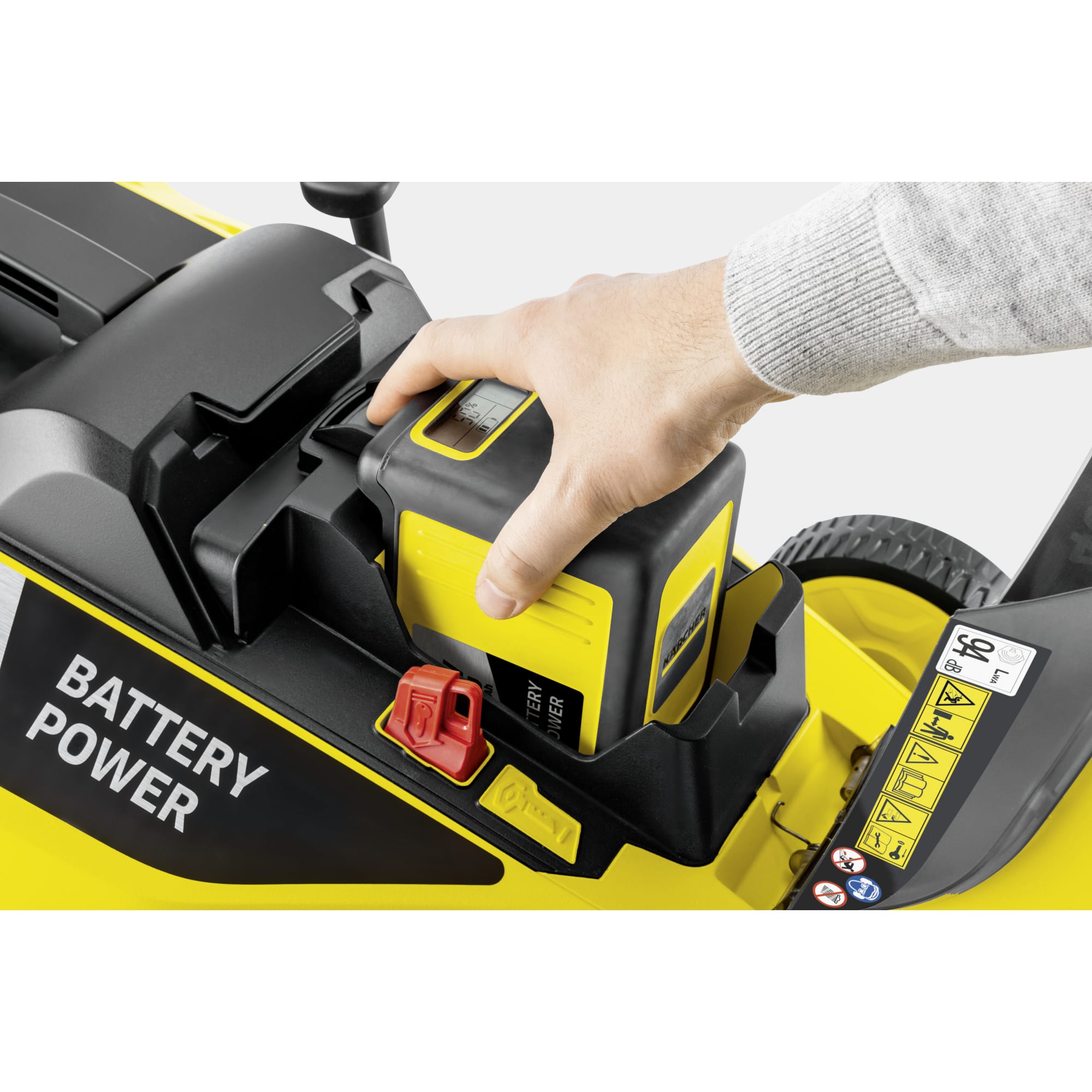 82541677 Газонокосилка аккумуляторная Karcher LMO Battery 36-40 Set 36 В 40 см АКБ и ЗУ в комплекте Santreyd  - Вид №3