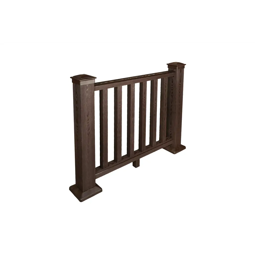 Комплект ограждений Groentec ДПК венге Santreyd STLM-2135356 - Вид №8