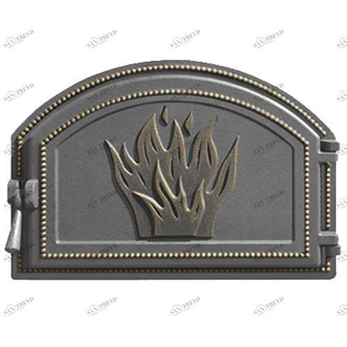 Дверка каминная Везувий 223 (бронза) 4847