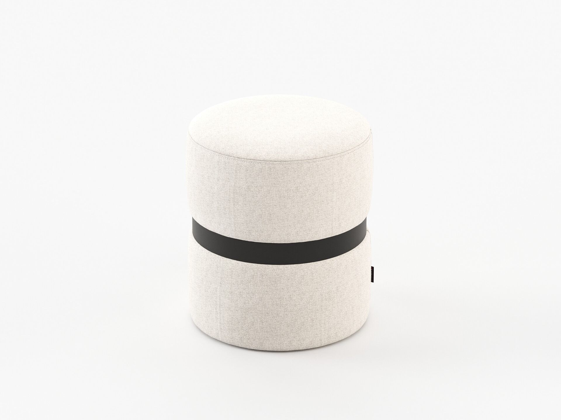 Круглый пуф из ткани Laskasas EDSON ARCH-00084461 - Вид №10